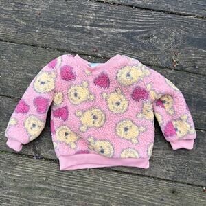 Disney Baby Light Pink Winnie The Pooh Sweatshirt Baby Size 6-9 Months